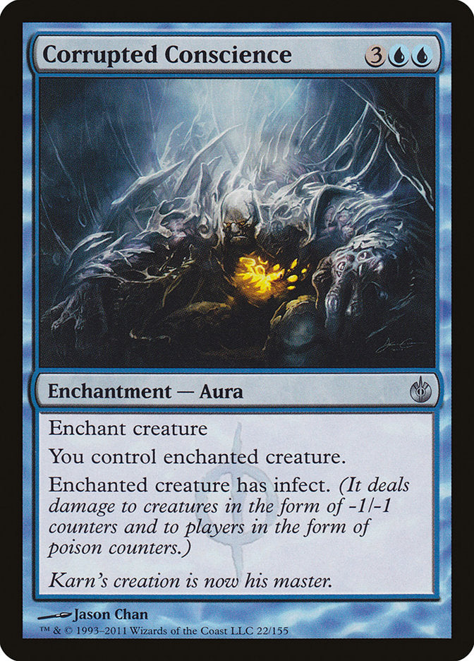 Corrupted Conscience 22/155 (Mirrodin Besieged)  | Good Games Modbury