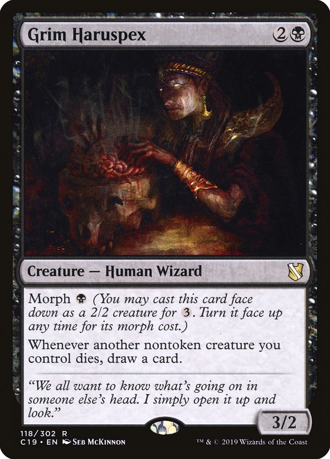 Grim Haruspex 118 (Commander 2019)  | Good Games Modbury