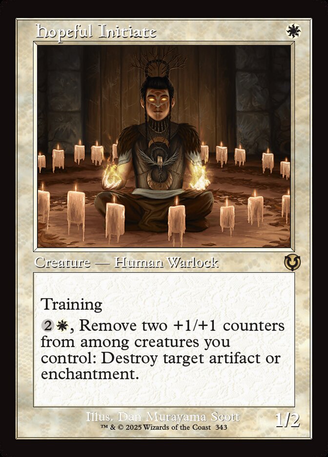 Hopeful Initiate 343/287 (Innistrad Remastered)  - Retro | Good Games Modbury