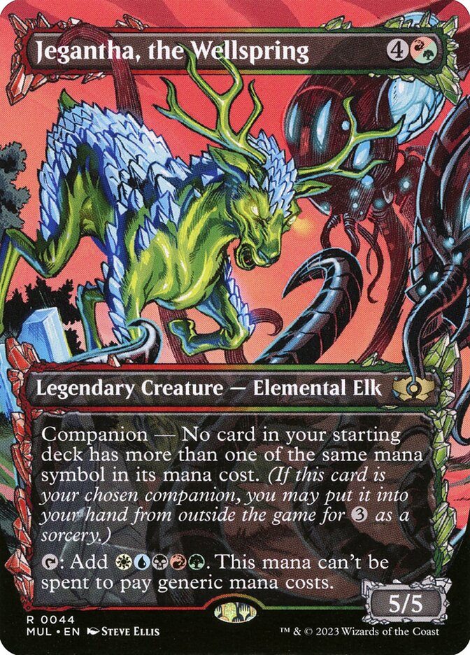 Jegantha, the Wellspring 44/65 (March of the Machine: Multiverse Legends)  - Borderless Foil | Good Games Modbury