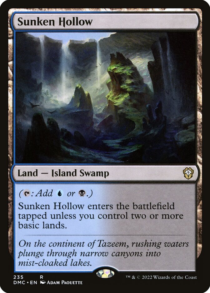 Sunken Hollow 235/50 (Commander: Dominaria United)  | Good Games Modbury