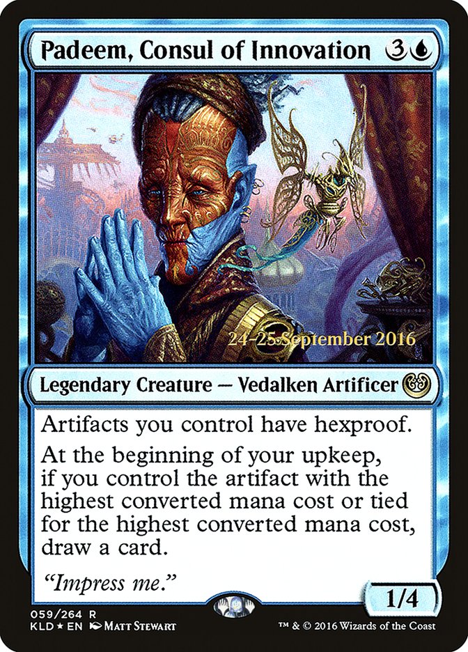 Padeem, Consul of Innovation 59s/83 (Prerelease Cards)  - Foil | Good Games Modbury