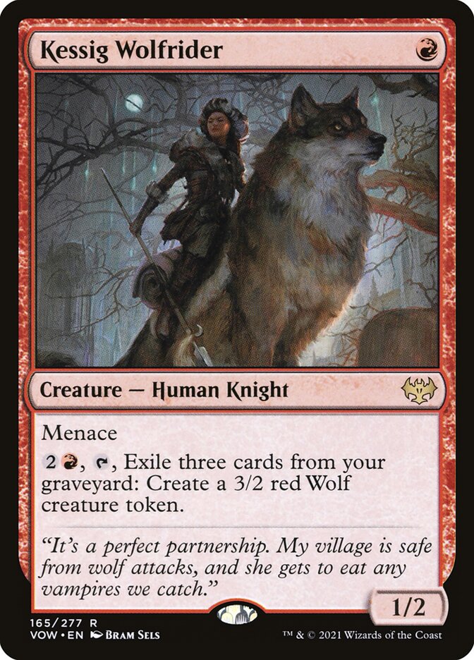 Kessig Wolfrider 165/277 (Innistrad: Crimson Vow)  - Foil | Good Games Modbury