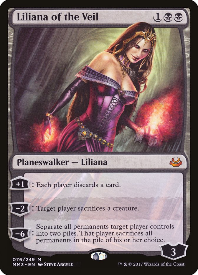 Liliana of the Veil 76/249 (Modern Masters 2017)  - Foil | Good Games Modbury