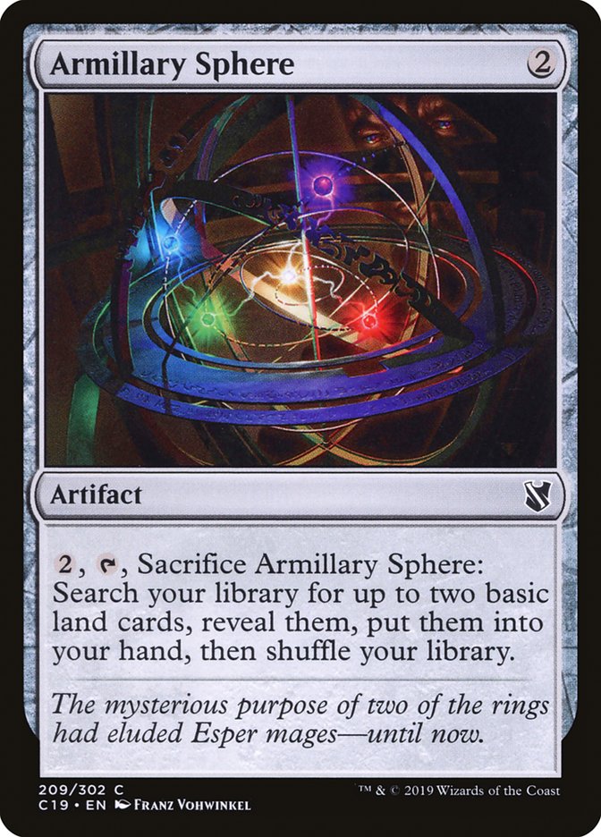 Armillary Sphere 209/302 (Commander 2019)  | Good Games Modbury