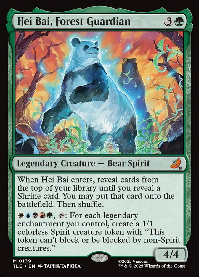 Hei Bai, Forest Guardian 139 (Avatar: The Last Airbender: Eternal-Legal)  - Foil | Good Games Modbury