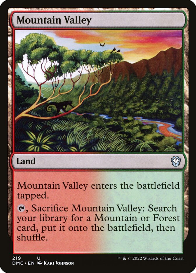 Mountain Valley 219/50 (Commander: Dominaria United)  | Good Games Modbury