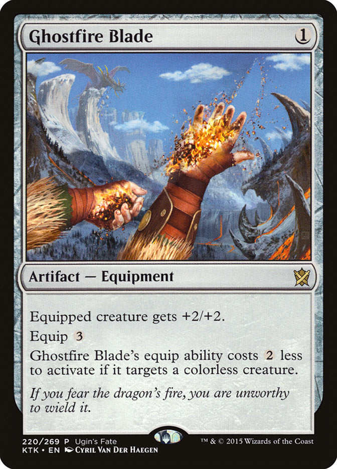 Ghostfire Blade 220/185 (Ugin's Fate Promos)  | Good Games Modbury