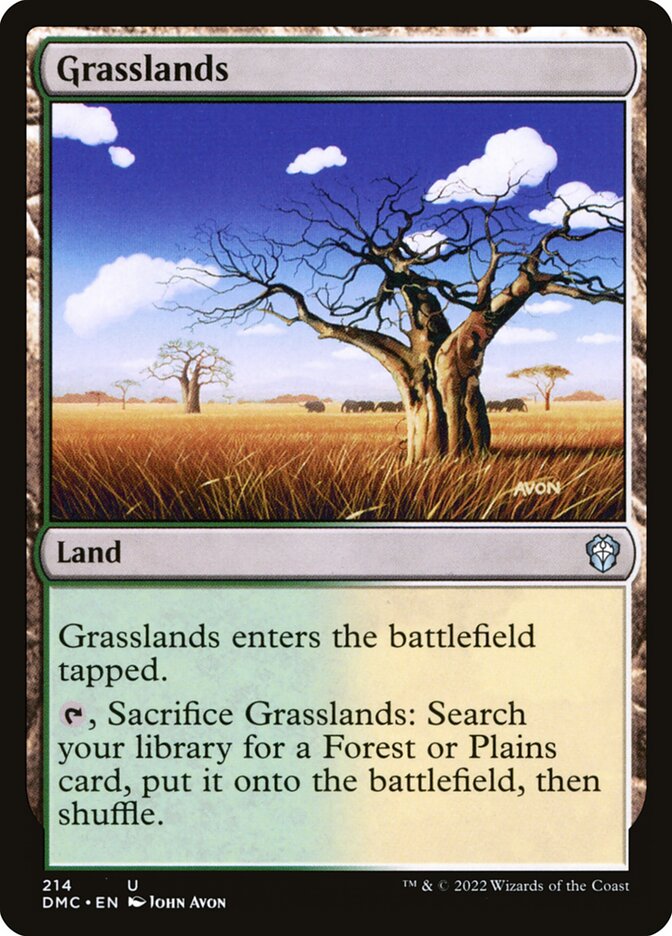 Grasslands 214/50 (Commander: Dominaria United)  | Good Games Modbury