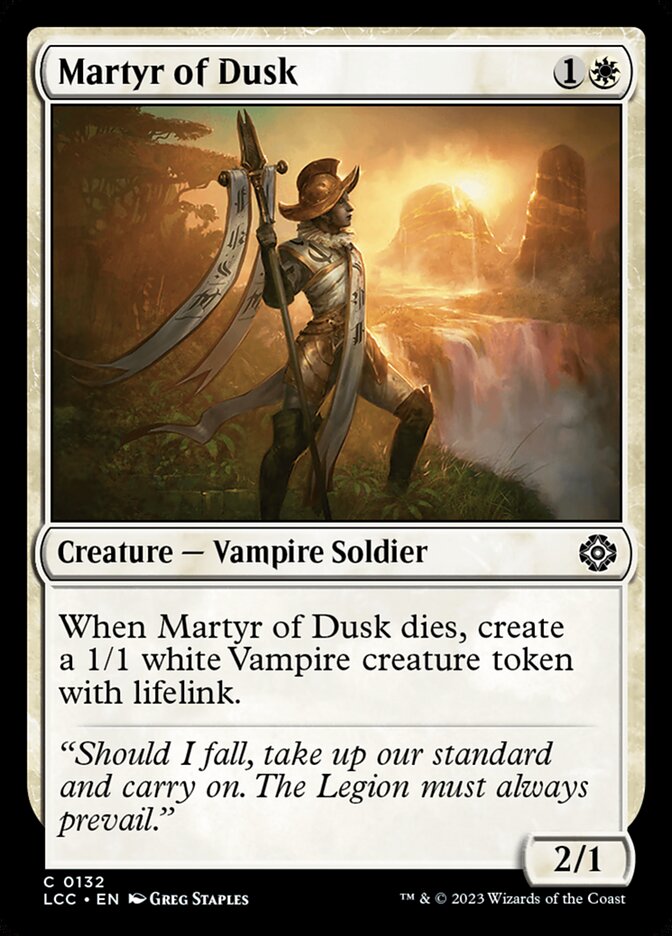 Martyr of Dusk 132/370 (Commander: The Lost Caverns of Ixalan)  | Good Games Modbury