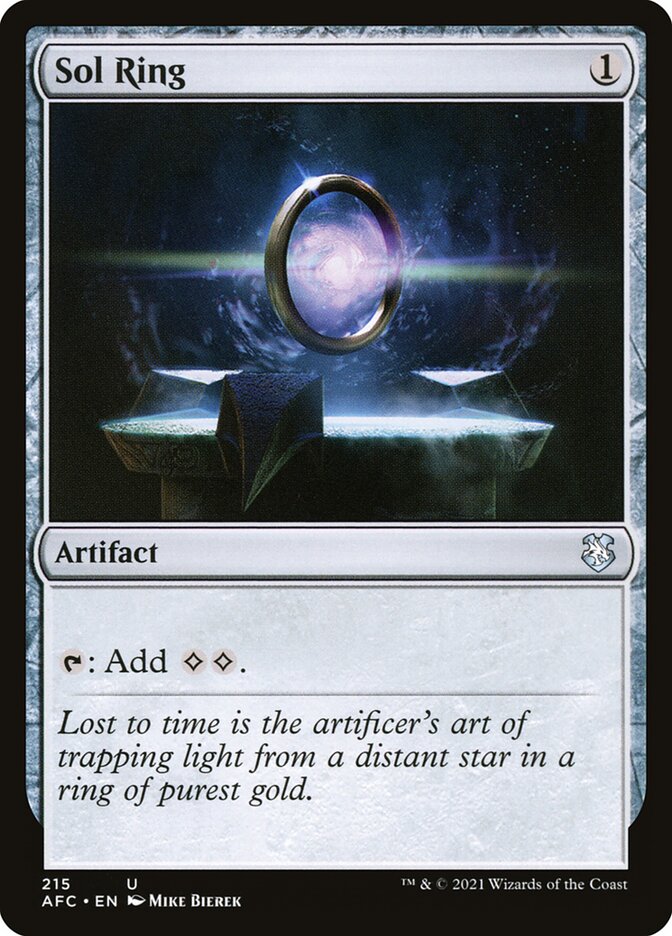 Sol Ring 215/62 (Commander: Adventures in the Forgotten Realms)  | Good Games Modbury