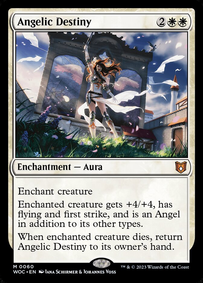 Angelic Destiny 60/173 (Commander: Wilds of Eldraine)  | Good Games Modbury