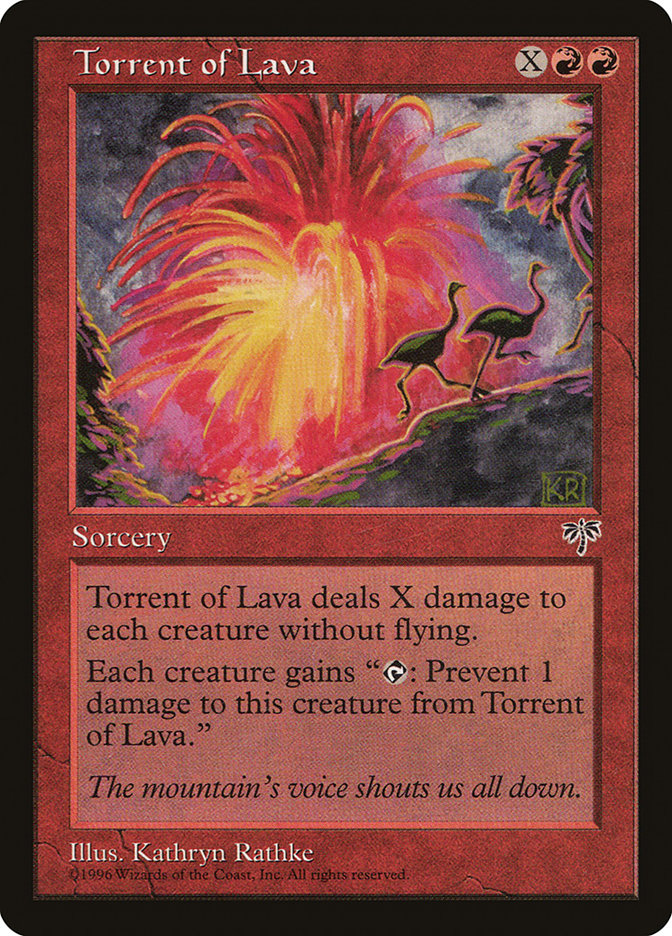 Torrent of Lava 199/350 (Mirage)  | Good Games Modbury