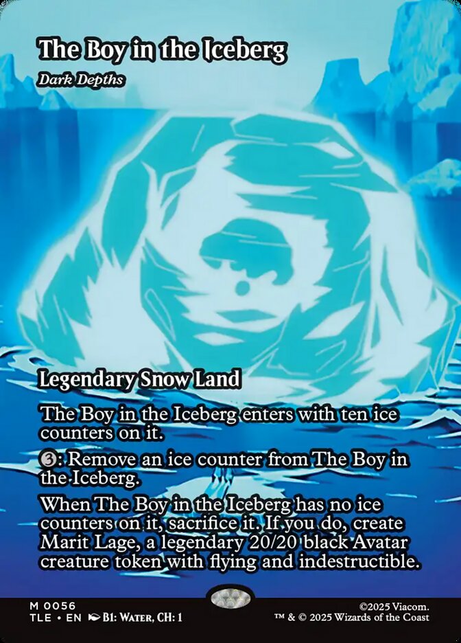 The Boy in the Iceburg - Dark Depths 56/317 (Avatar: The Last Airbender: Eternal-Legal)  - Borderless  | Good Games Modbury