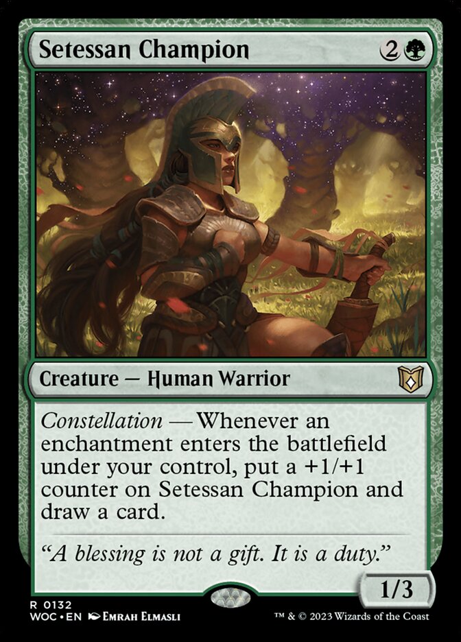 Setessan Champion 132/173 (Commander: Wilds of Eldraine)  | Good Games Modbury