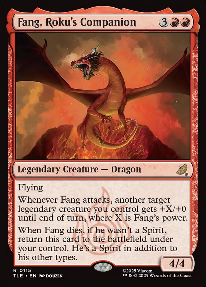 Fang, Roku's Companion 115/317 (Avatar: The Last Airbender: Eternal-Legal)  | Good Games Modbury