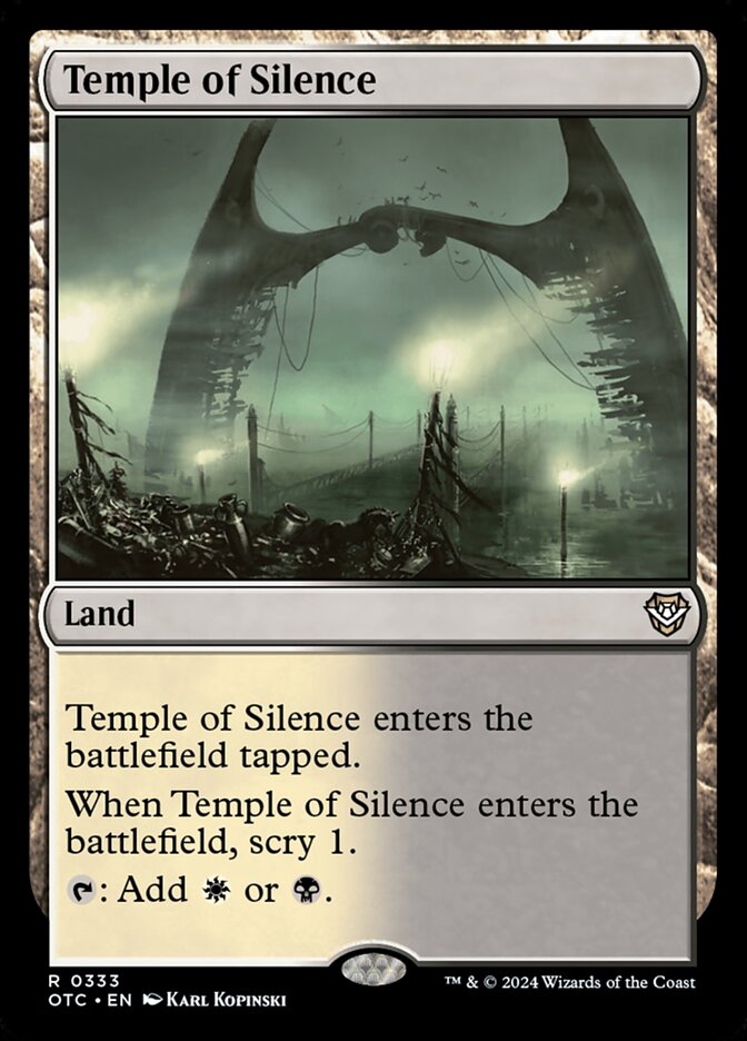 Temple of Silence 333/342 (Commander: Outlaws of Thunder Junction)  | Good Games Modbury