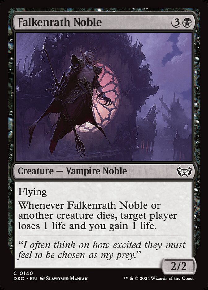 Falkenrath Noble 140/40 (Commander: Duskmourn: House of Horror)  | Good Games Modbury