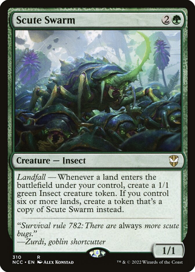 Scute Swarm 310 (Commander: Streets of New Capenna)  | Good Games Modbury