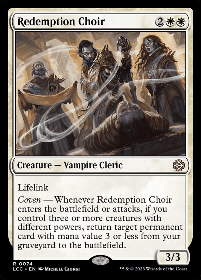 Redemption Choir 74 (Commander: The Lost Caverns of Ixalan)  | Good Games Modbury