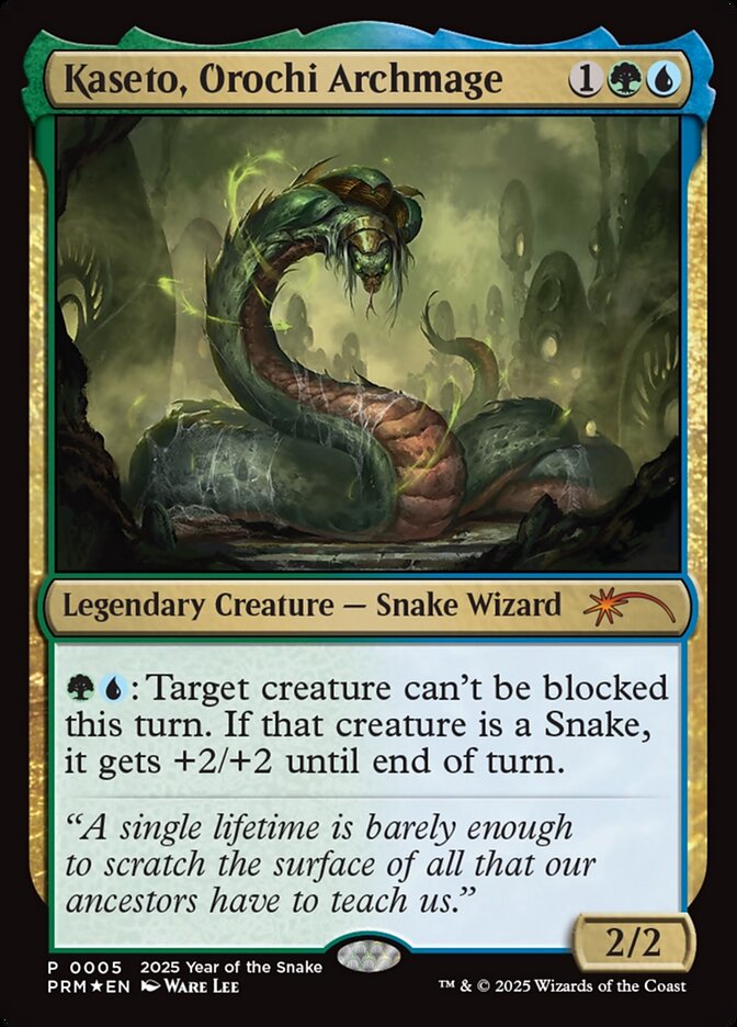 Kaseto, Orochi Archmage 5/5 (Standard Showdown Promos)  - Foil | Good Games Modbury