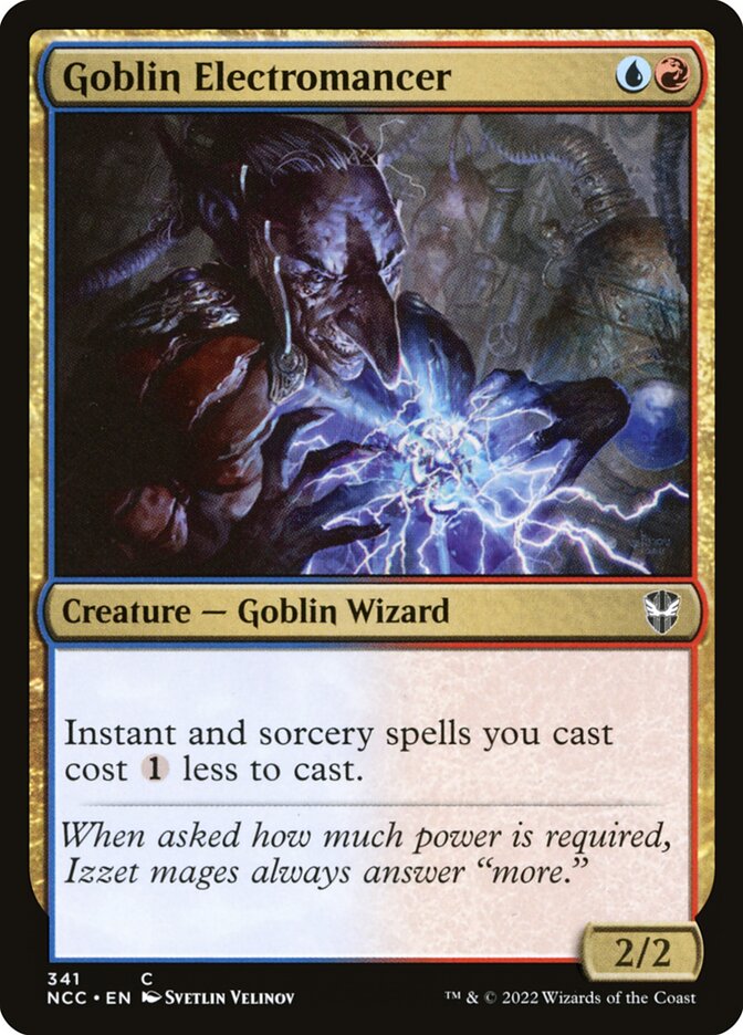 Goblin Electromancer 341 (Commander: Streets of New Capenna)  | Good Games Modbury