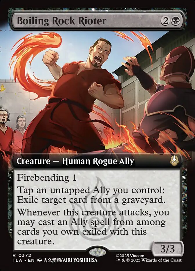 Boiling Rock Rioter  372/286 (Avatar: The Last Airbender)  - Extended Art Foil | Good Games Modbury