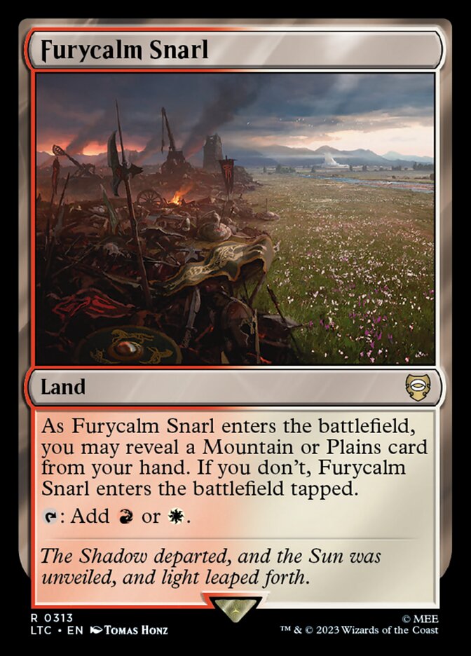 Furycalm Snarl 313 (Commander: The Lord of the Rings: Tales of Middle-earth)  | Good Games Modbury