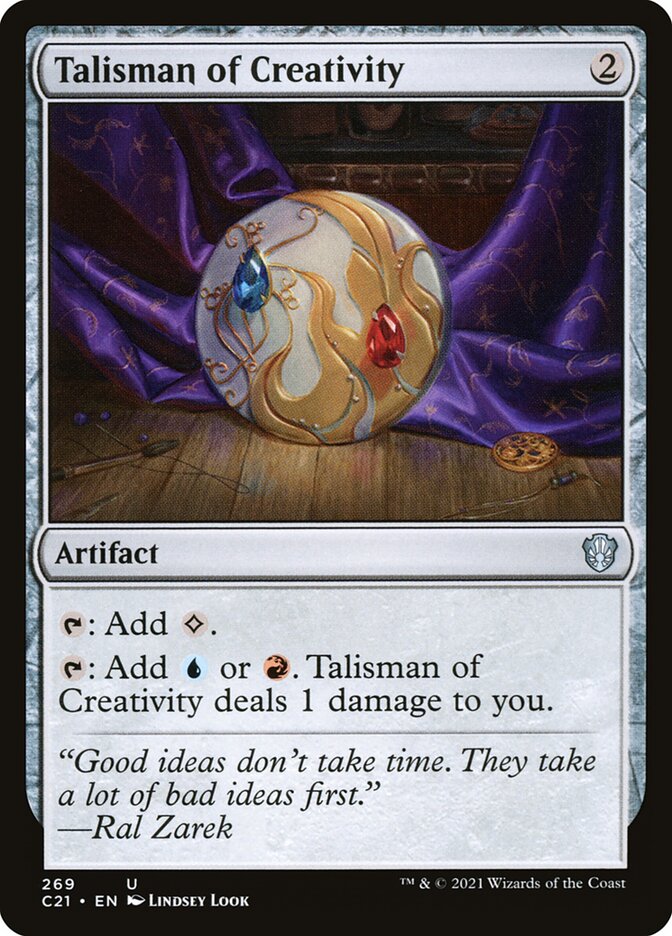 Talisman of Creativity 269/81 (Commander 2021)  | Good Games Modbury