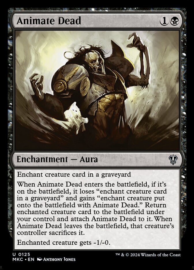 Animate Dead 125/311 (Commander: Murders at Karlov Manor)  | Good Games Modbury