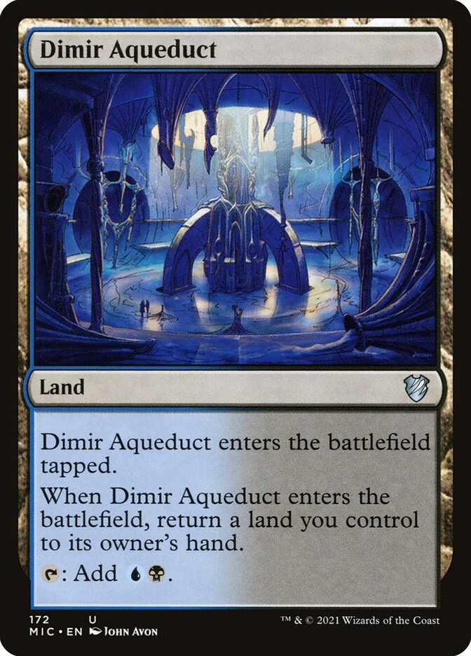 Dimir Aqueduct 172/38 (Commander: Innistrad: Midnight Hunt)  | Good Games Modbury