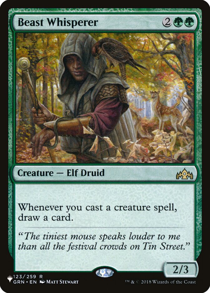 Beast Whisperer GRN-123/5075 (The List Reprints)  | Good Games Modbury