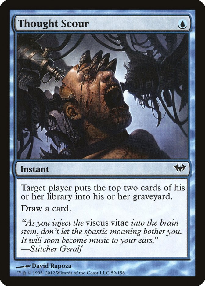 Thought Scour 52 (Dark Ascension)  - Foil | Good Games Modbury