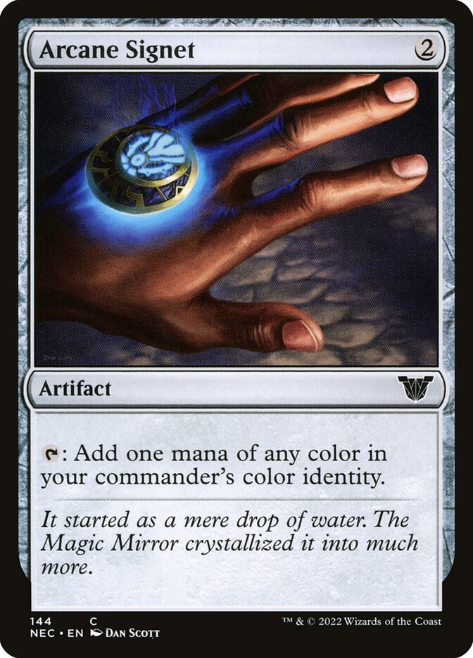 Arcane Signet 144/38 (Commander: Kamigawa: Neon Dynasty)  | Good Games Modbury