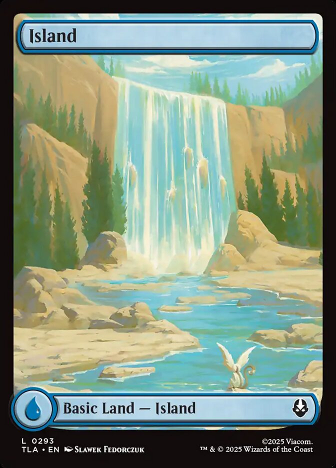 Island 0293 293 (Avatar: The Last Airbender)  - Full Art Foil | Good Games Modbury