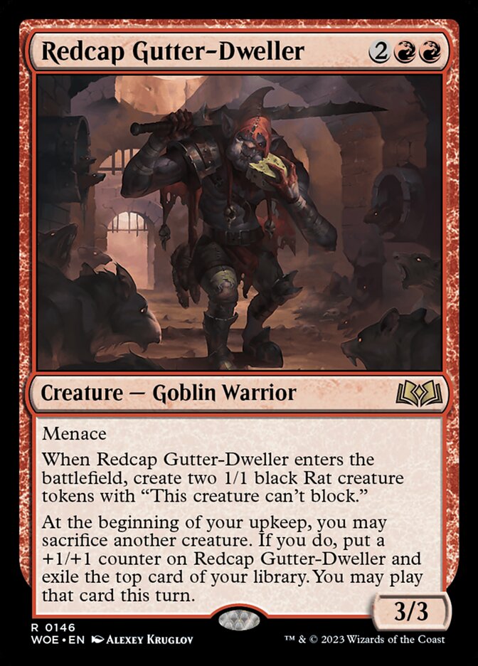 Redcap Gutter-Dweller 146/276 (Wilds of Eldraine)  - Foil | Good Games Modbury