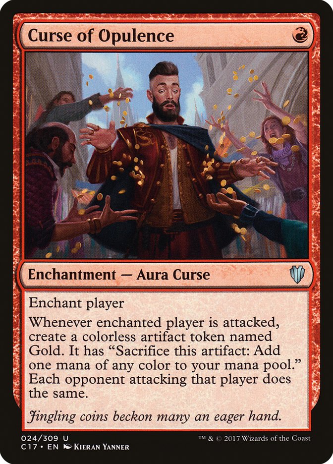 Curse of Opulence 24/309 (Commander 2017)  | Good Games Modbury