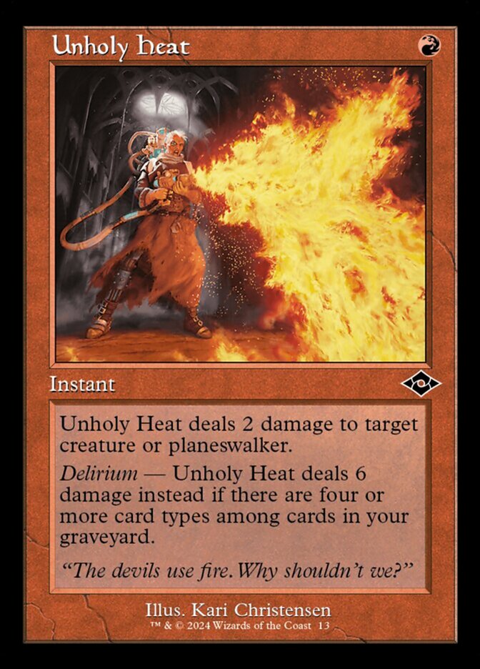 Unholy Heat 13/0 (Modern Horizons 2)  | Good Games Modbury