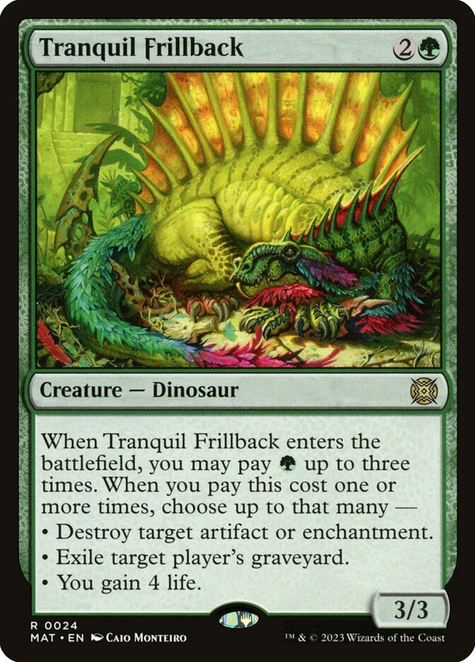 Tranquil Frillback 24/50 (March of the Machine: The Aftermath)  - Foil | Good Games Modbury