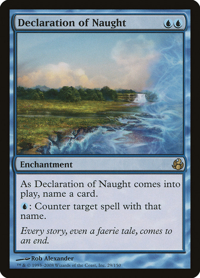 Declaration of Naught 29/150 (Morningtide)  - Foil | Good Games Modbury