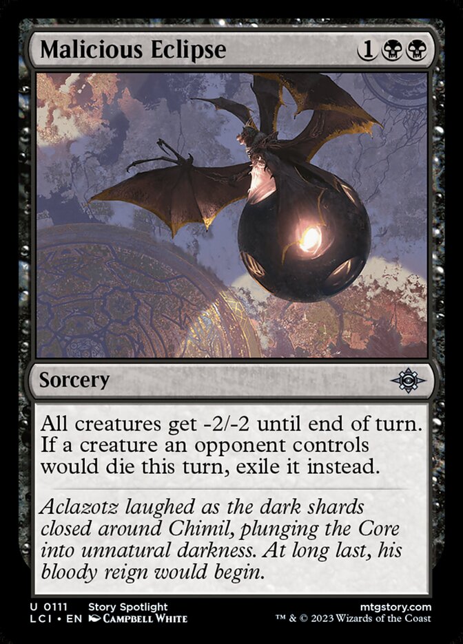 Malicious Eclipse 111/291 (The Lost Caverns of Ixalan)  | Good Games Modbury