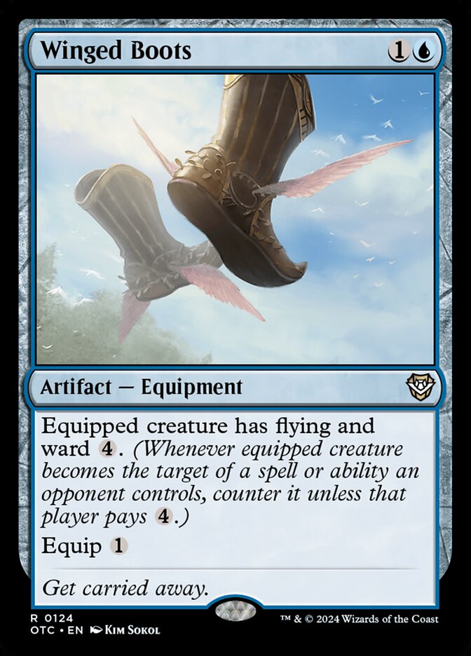Winged Boots 124/342 (Commander: Outlaws of Thunder Junction)  | Good Games Modbury