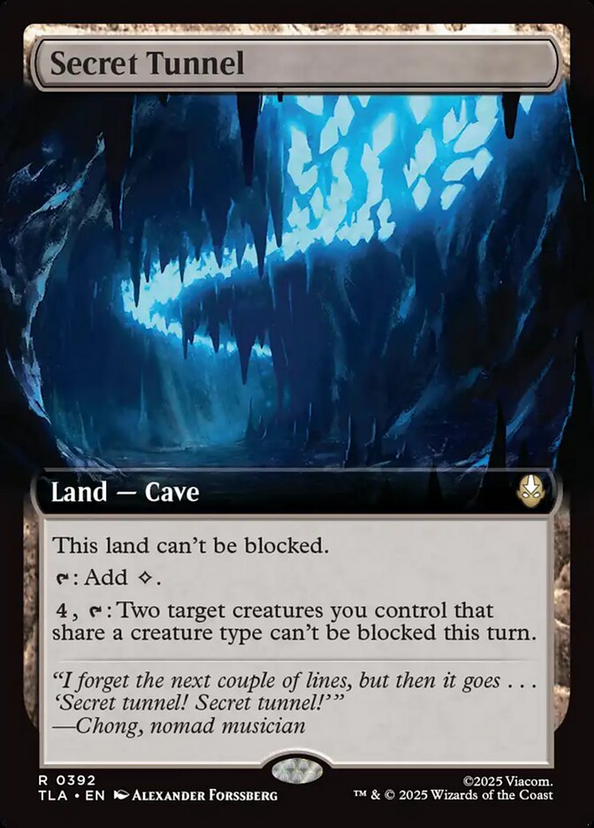 Secret Tunnel  392/286 (Avatar: The Last Airbender)  - Extended Art  | Good Games Modbury