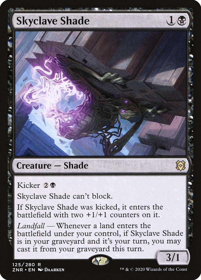 Skyclave Shade 125 (Zendikar Rising)  - Foil | Good Games Modbury