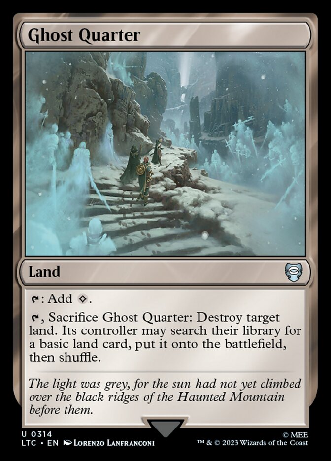 Ghost Quarter 314 (Commander: The Lord of the Rings: Tales of Middle-earth)  | Good Games Modbury