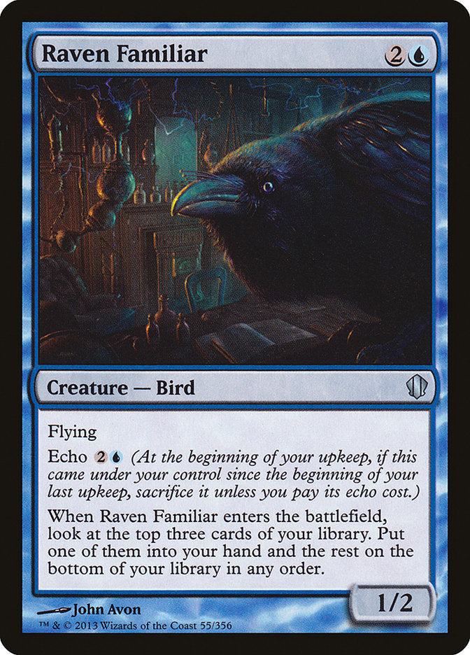 Raven Familiar 55/356 (Commander 2013)  | Good Games Modbury