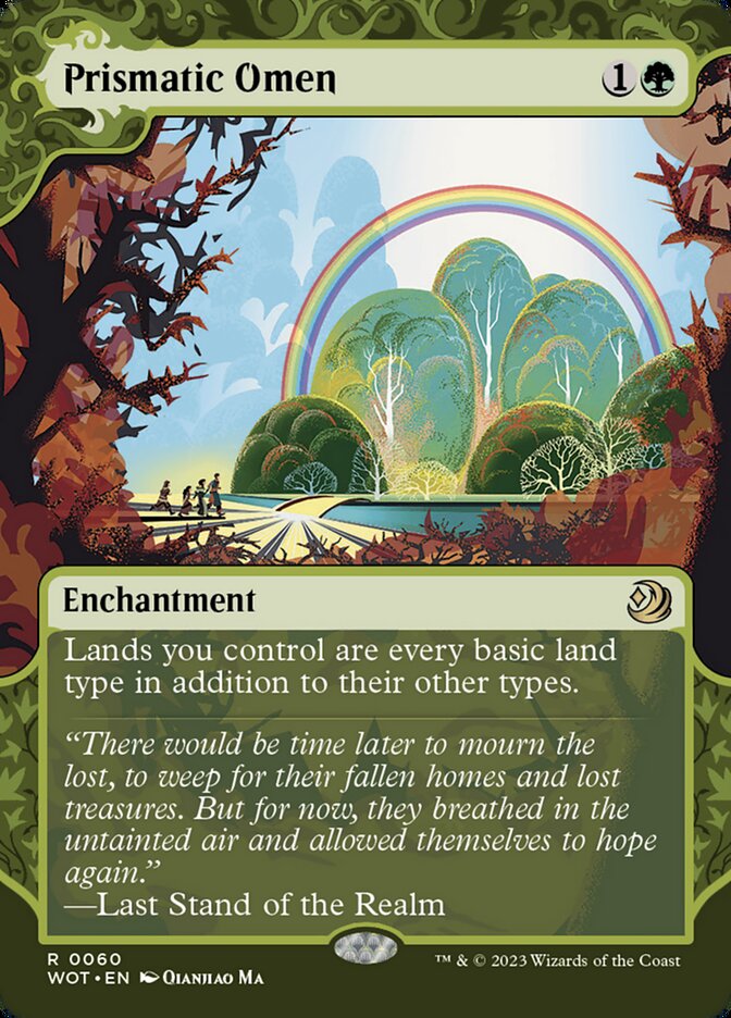Prismatic Omen 60 (Wilds of Eldraine: Enchanting Tales)  - Showcase Foil | Good Games Modbury