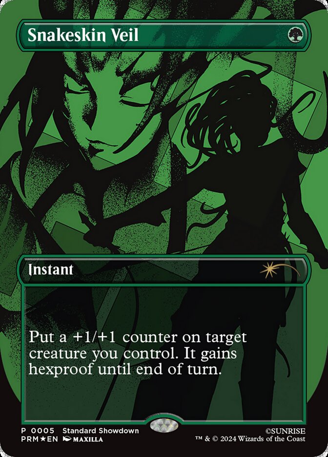 Snakeskin Veil 5 (Standard Showdown Promos)  - Borderless Foil | Good Games Modbury