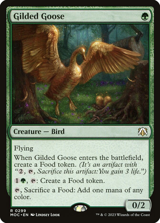 Gilded Goose 299/444 (Commander: March of the Machine)  | Good Games Modbury