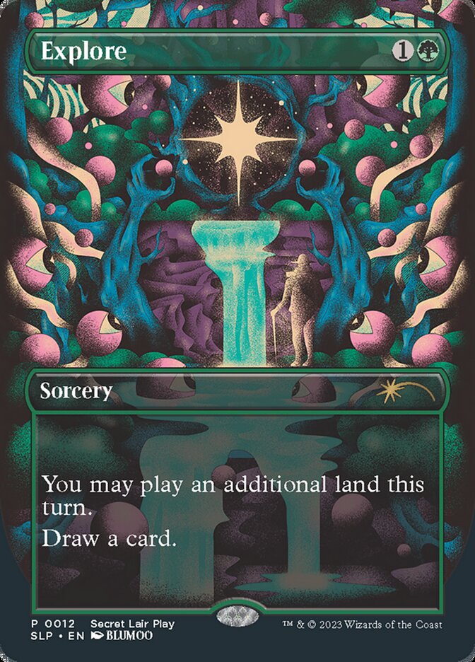 Explore 12/50 (Secret Lair Showdown)  - Borderless Foil | Good Games Modbury